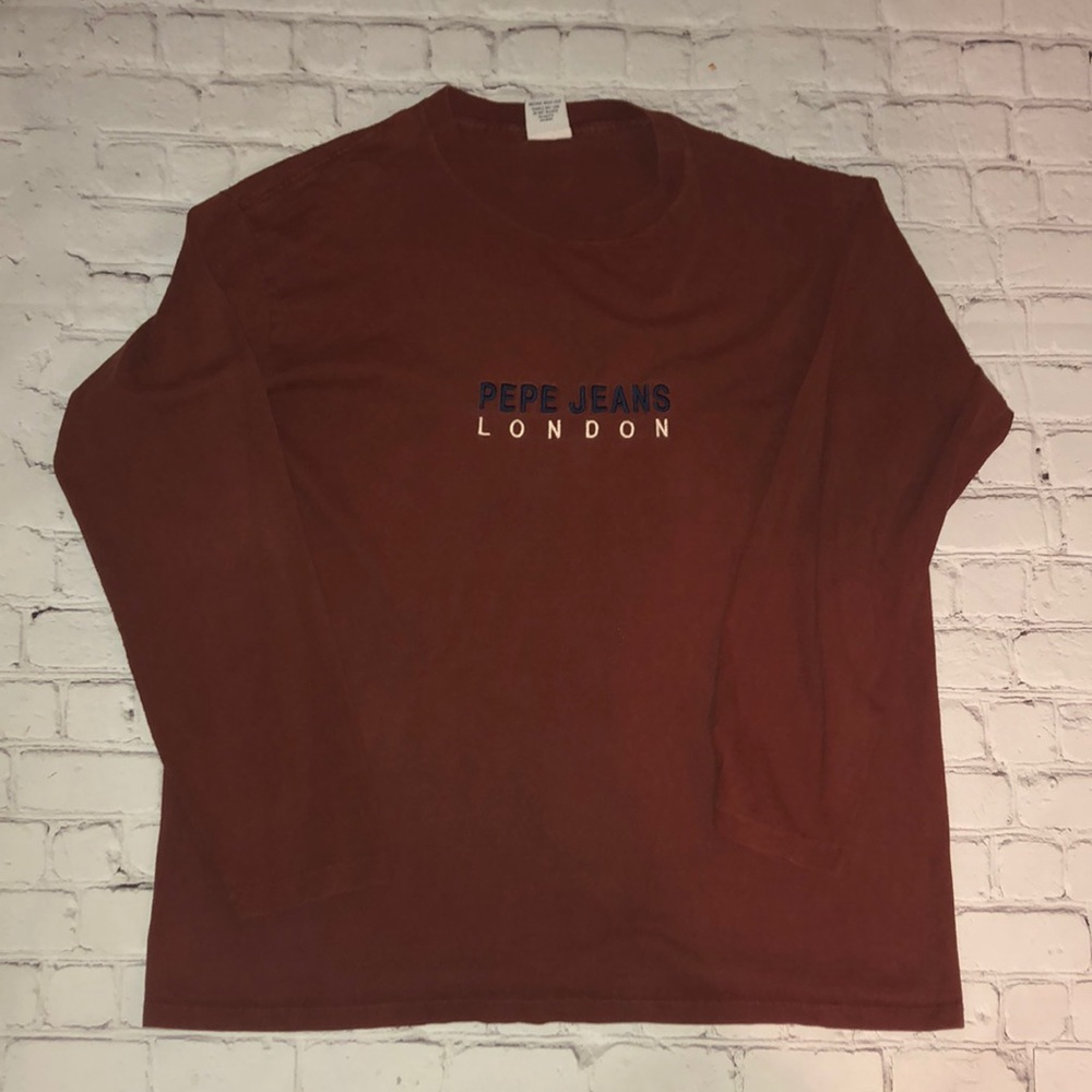 Vintage 1990s Pepe Jeans Spell Out long sleeve